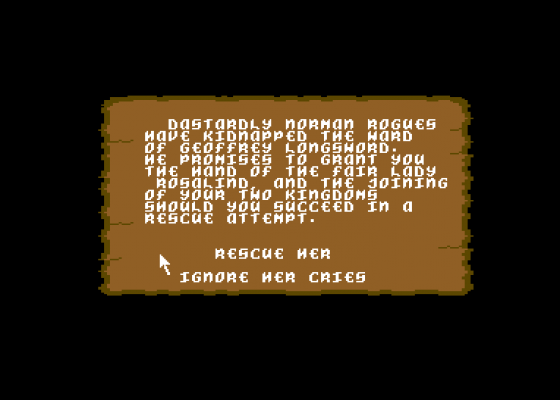 Defender Of The Crown Screenshot 18 (Commodore 64/128)