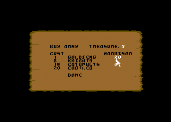 Defender Of The Crown Screenshot 33 (Commodore 64/128)