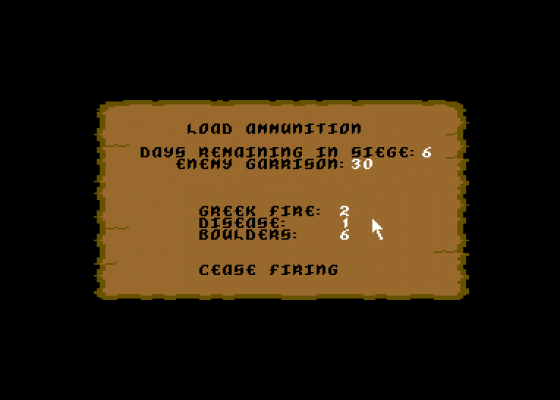 Defender Of The Crown Screenshot 36 (Commodore 64)