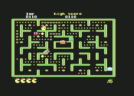 Jr. Pac Man Screenshot 5 (Commodore 64)