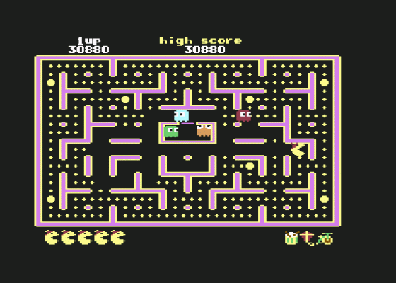 Jr. Pac Man Screenshot 10 (Commodore 64)