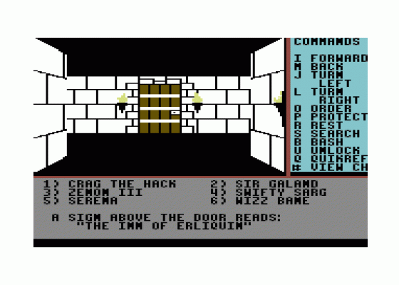 Might And Magic 1 Screenshot 1 (Commodore 64)