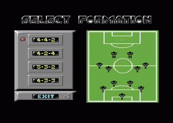 Adidas Championship: Football Screenshot 18 (Commodore 64/128)