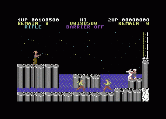 Gryzor Screenshot 6 (Commodore 64/128)