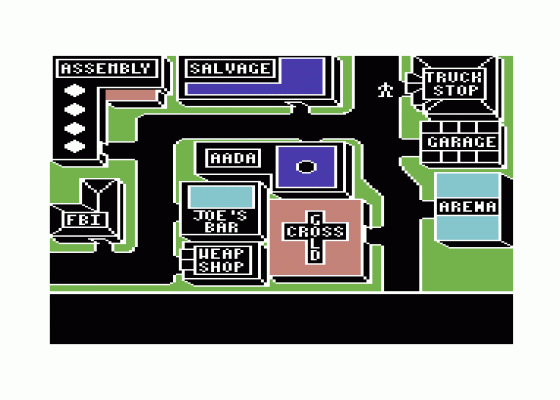 Auto-Duel Screenshot 1 (Commodore 64)