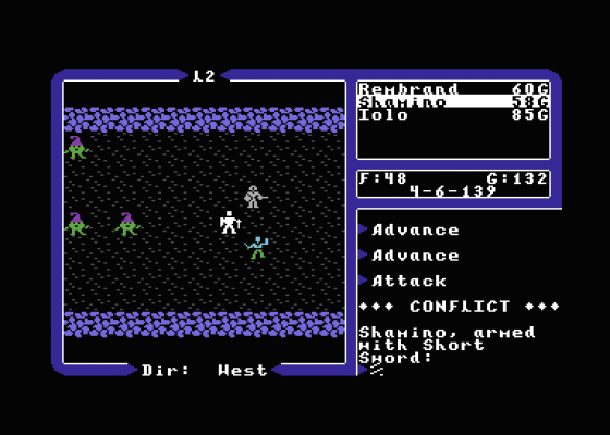 Ultima V: Warriors Of Destiny Screenshot 11 (Commodore 64)