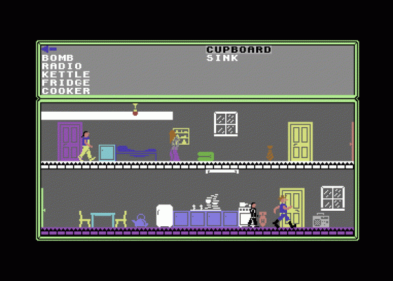 The Young Ones Screenshot 1 (Commodore 64)