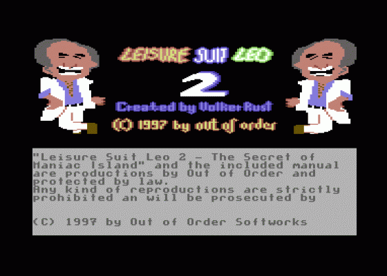 Leisure Suit Leo 2: The Secret Of Maniac Island