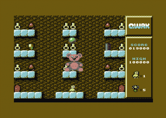 Qwak Screenshot 12 (Commodore 64/128)