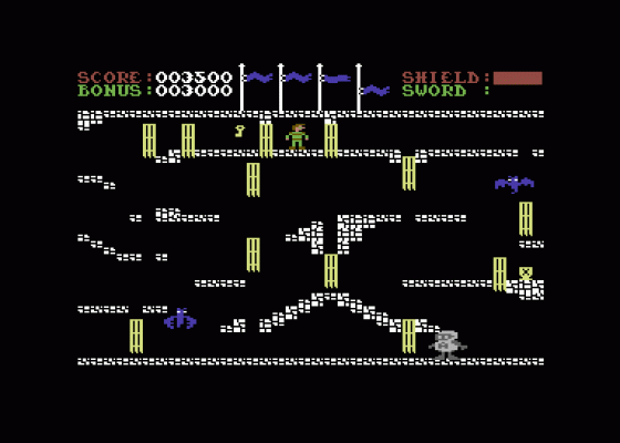 Little Knight Arthur Screenshot 9 (Commodore 64)