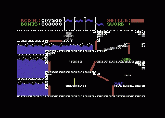 Little Knight Arthur (Cheat Version) Screenshot 5 (Commodore 64)