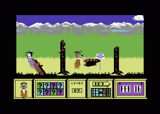 Yogi Bear Screenshot 6 (Commodore 64/128)