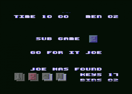 Joe Blade II Screenshot 10 (Commodore 64/128)