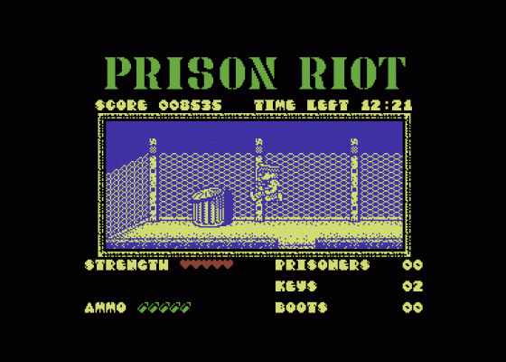 Prison Riot Screenshot 10 (Commodore 64/128)