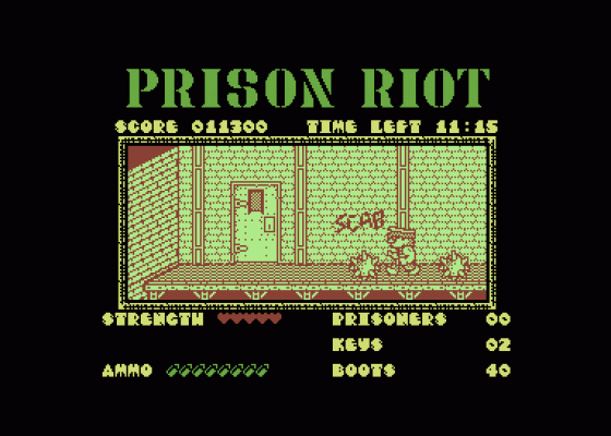 Prison Riot Screenshot 11 (Commodore 64/128)