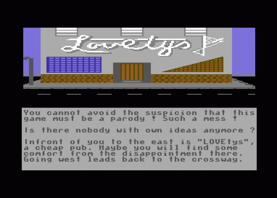 Leisure Suit Leo 2: The Secret Of Maniac Island Screenshot 5 (Commodore 64)