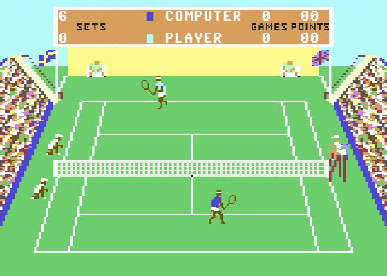 Match Point Screenshot 5 (Commodore 64/128)