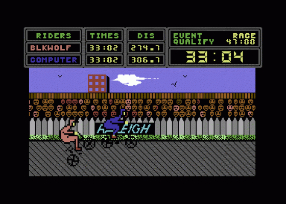 Hyper Biker Screenshot 5 (Commodore 64)