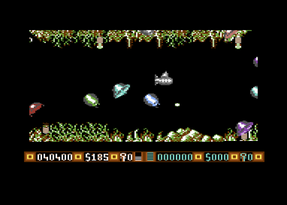 Blood Money Screenshot 5 (Commodore 64/128)