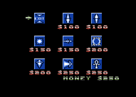 Blood Money Screenshot 10 (Commodore 64/128)