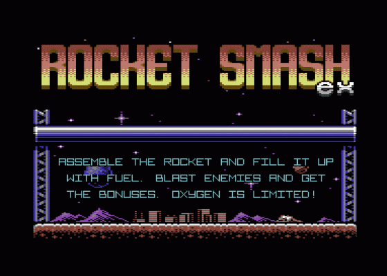 Rocket Smash Ex Screenshot 6 (Commodore 64/128)