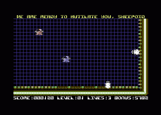 Sheepoid Screenshot 6 (Commodore 64/128)