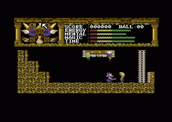 Down At The Trolls Screenshot 1 (Commodore 64)