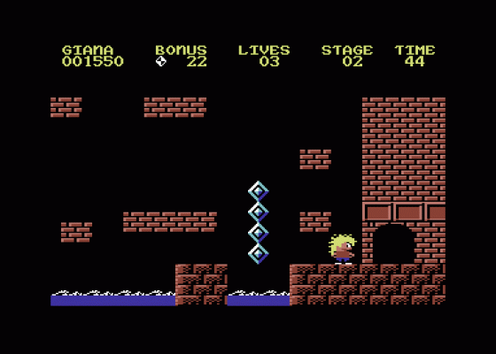 The Great Giana Sisters Screenshot 12 (Commodore 64/128)