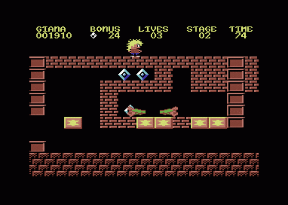 The Great Giana Sisters Screenshot 17 (Commodore 64/128)