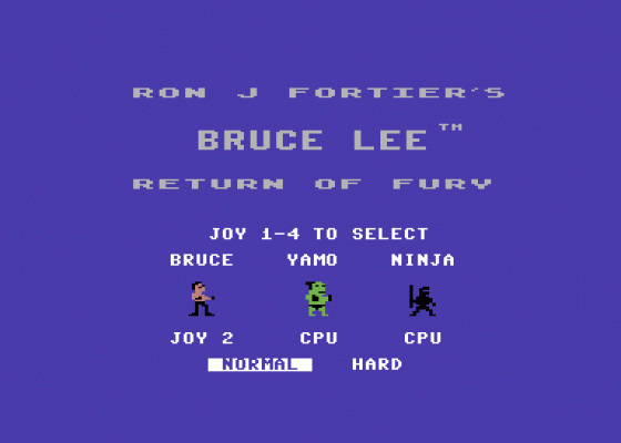 Bruce Lee: Return Of Fury Screenshot 11 (Commodore 64/128)