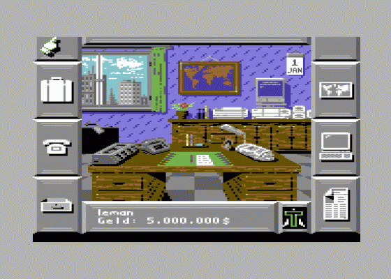 Oil Imperium Screenshot 1 (Commodore 64)