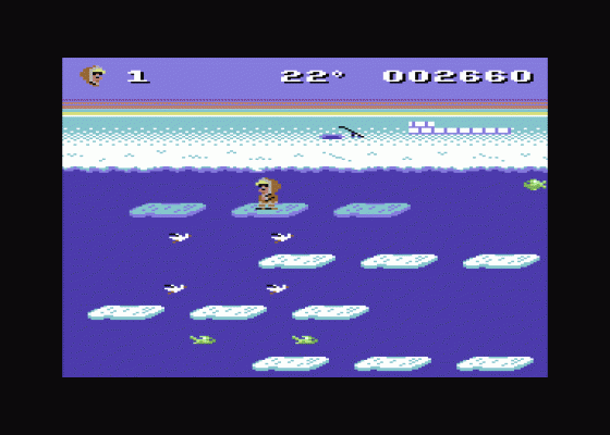 Frostbite Screenshot 12 (Commodore 64/128)