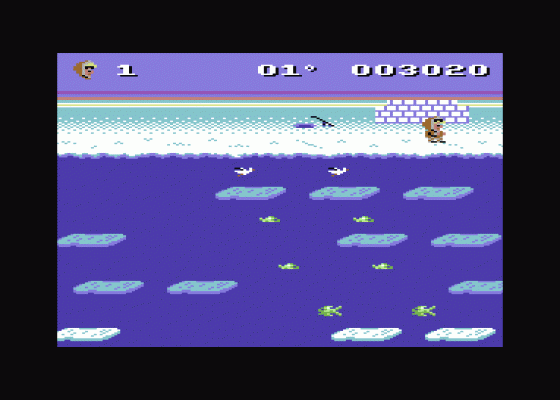 Frostbite Screenshot 14 (Commodore 64/128)