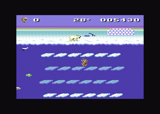 Frostbite Screenshot 19 (Commodore 64/128)