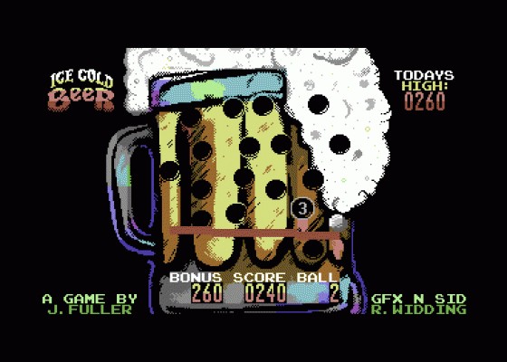 Ice Cold Beer Screenshot 6 (Commodore 64/128)