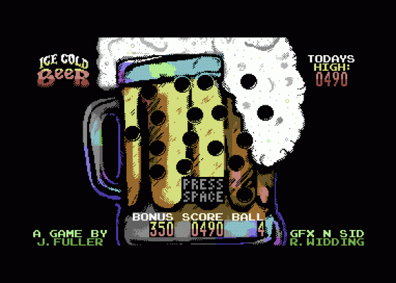 Ice Cold Beer Screenshot 8 (Commodore 64/128)