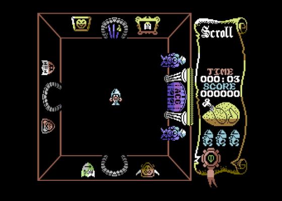 Atic Atac Screenshot 10 (Commodore 64/128)