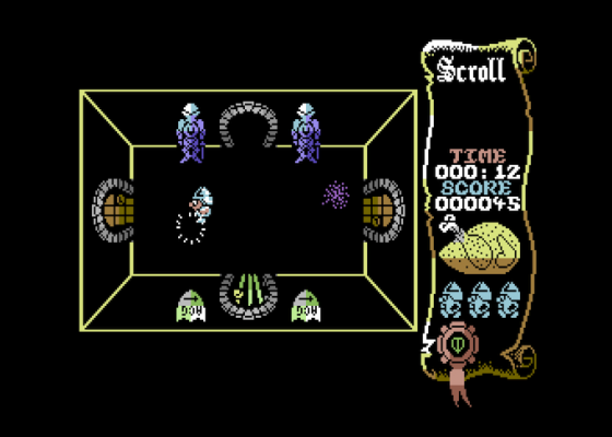 Atic Atac Screenshot 12 (Commodore 64/128)