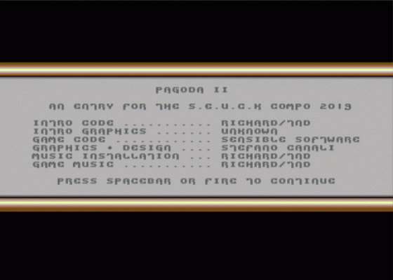 Pagoda Warrior 2 Screenshot 9 (Commodore 64/128)