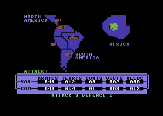 Empire Screenshot 5 (Commodore 64)