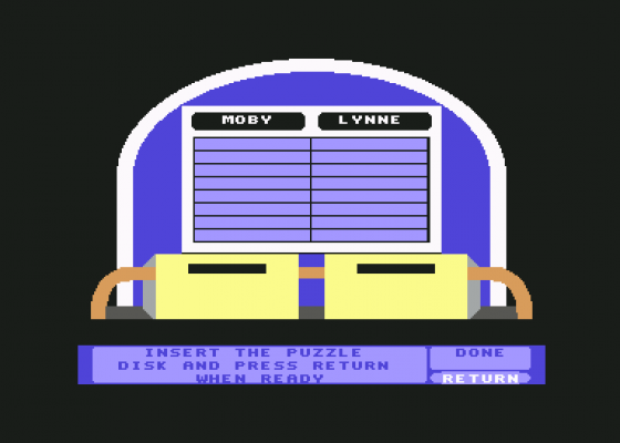 Classic Concentration Screenshot 11 (Commodore 64)