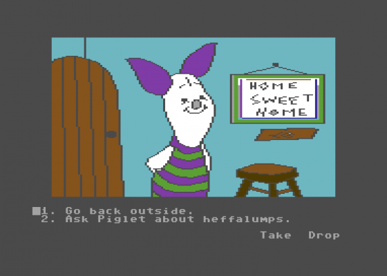 Winnie The Pooh In The Hundred Acre Wood Screenshot 13 (Commodore 64)