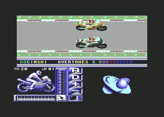 500cc Motomanager Screenshot 5 (Commodore 64)