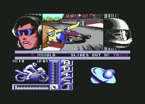 500cc Motomanager Screenshot 10 (Commodore 64)