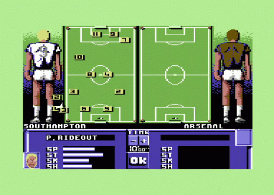 I Play Football Champ Screenshot 1 (Commodore 64)