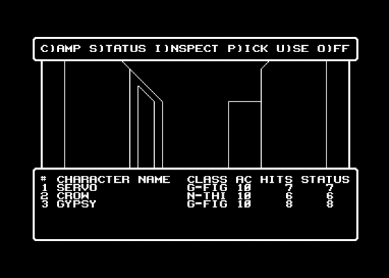 Wizardry V: Heart Of The Maelstrom Screenshot 5 (Commodore 64/128)