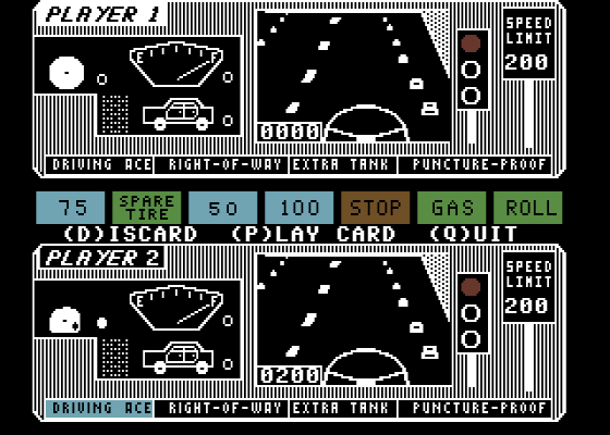 1000 Miler Screenshot 7 (Commodore 64/128)