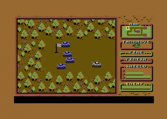 Panzer Screenshot 11 (Commodore 64/128)