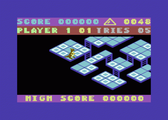 Flip & Flop Screenshot 1 (Commodore 64)