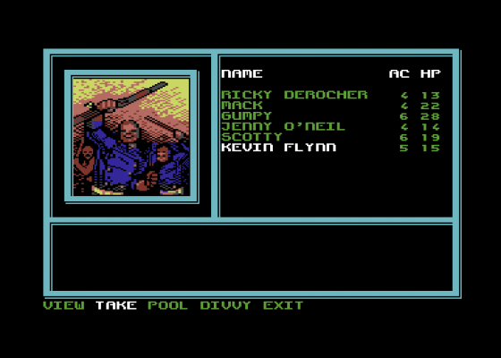 Buck Rogers: Countdown To Doomsday Screenshot 16 (Commodore 64)